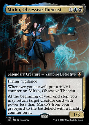 Mirko, Obsessive Theorist (316) [Murders at Karlov Manor Commander] [Extended Art]