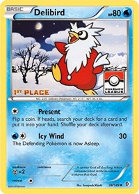Delibird - 38/149 (Pokemon League) [1st Place] (038/149) [League and Championship Cards]