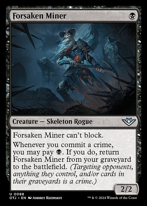 Forsaken Miner (88) [Outlaws of Thunder Junction]