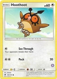 Hoothoot (1) (106/147) [SM Trainer Kit Alolan Sandslash and Alolan Ninetales]