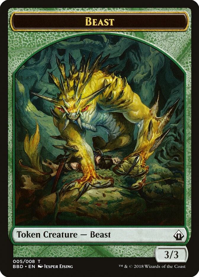 Beast Token (5) [Battlebond]