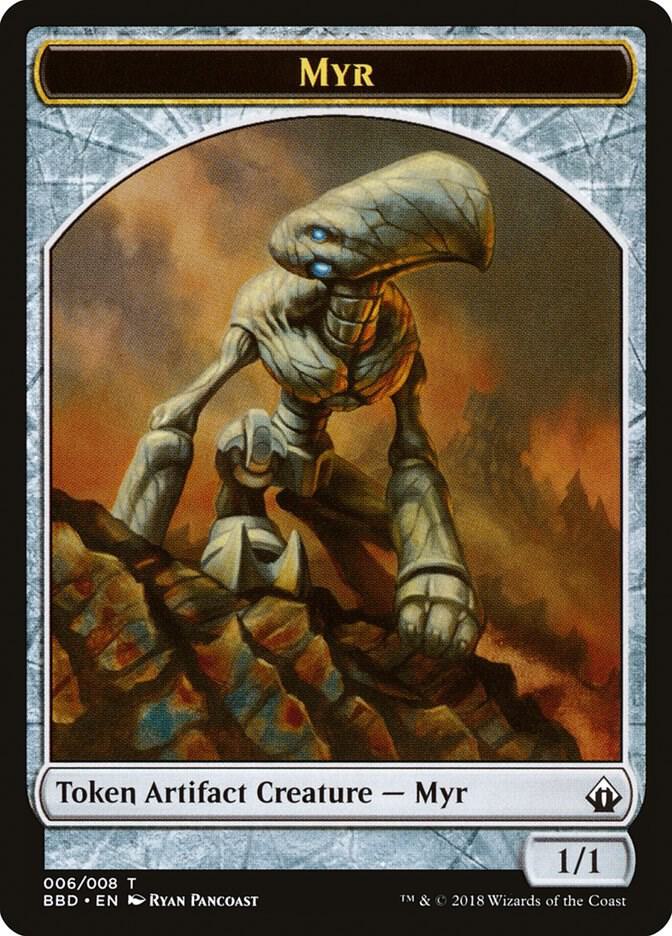 Myr Token (6) [Battlebond]