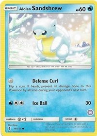 Alolan Sandshrew (14) (19/145) [SM Trainer Kit Alolan Sandslash and Alolan Ninetales]