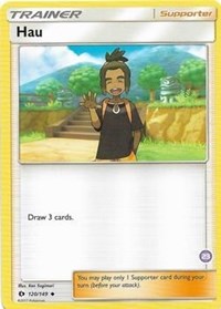 Hau (23) (Alolan Sandslash Half-Deck) (120/149) [SM Trainer Kit Alolan Sandslash and Alolan Ninetales]