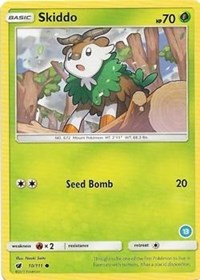 Skiddo (13) (10/111) [SM Trainer Kit Alolan Sandslash and Alolan Ninetales]
