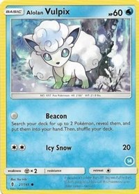 Alolan Vulpix (14) (21/145) [SM Trainer Kit Alolan Sandslash and Alolan Ninetales]