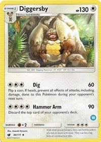 Diggersby (18) (88/111) [SM Trainer Kit Alolan Sandslash and Alolan Ninetales]
