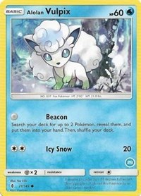Alolan Vulpix (29) (21/145) [SM Trainer Kit Alolan Sandslash and Alolan Ninetales]