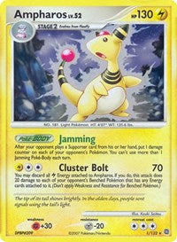 Ampharos - 1/132 (DP Secret Wonders) (001/132) [Deck Exclusives]