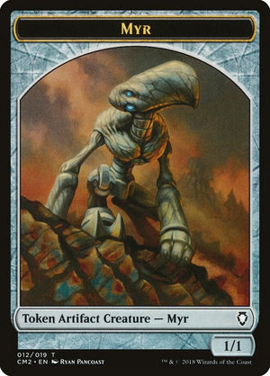 Myr Token (12) [Commander Anthology Volume II]