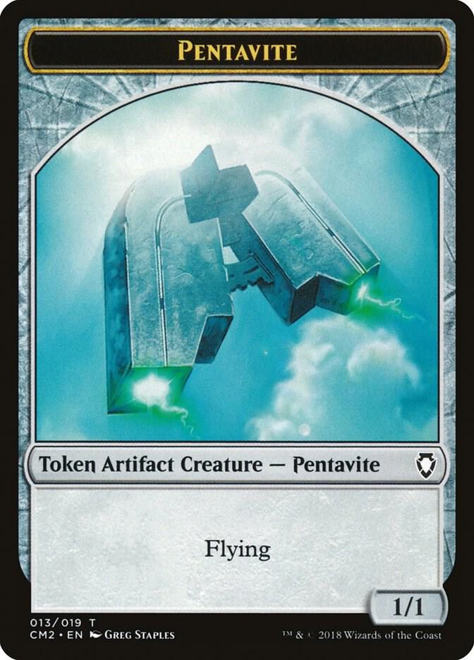 Pentavite Token (13) [Commander Anthology Volume II]