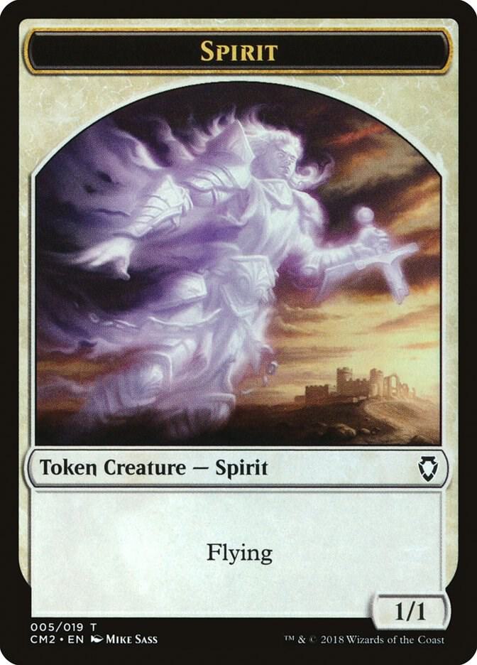 Spirit Token (5) [Commander Anthology Volume II]