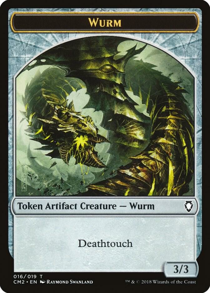 Wurm Token (Deathtouch) (16) [Commander Anthology Volume II]