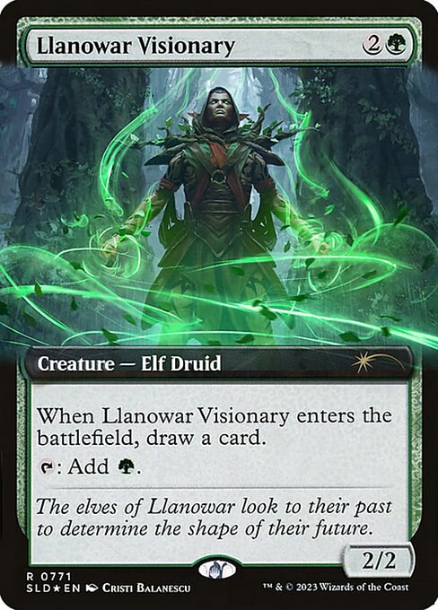 Llanowar Visionary (771) [Secret Lair Drop]