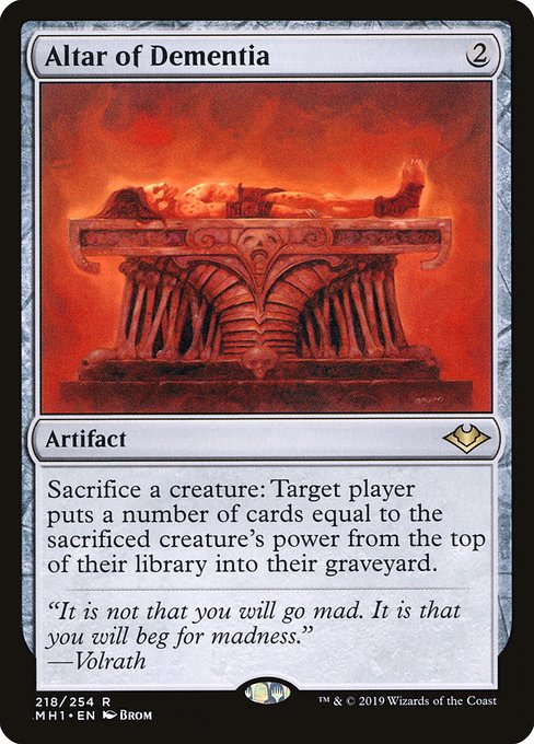 Altar of Dementia (218) [Modern Horizons]