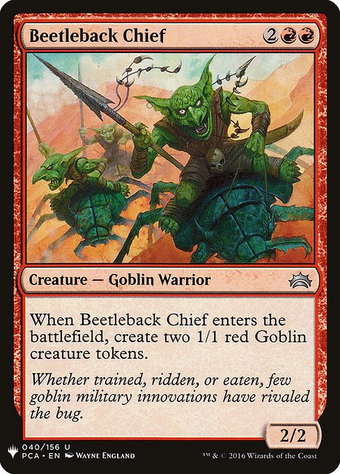 Beetleback Chief (PCA-40) [The List]