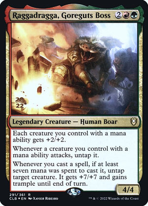 Raggadragga, Goreguts Boss (291s) [Battle for Baldur's Gate Promos]