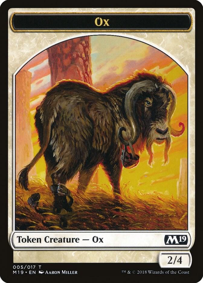 Ox Token (5) [Core Set 2019]