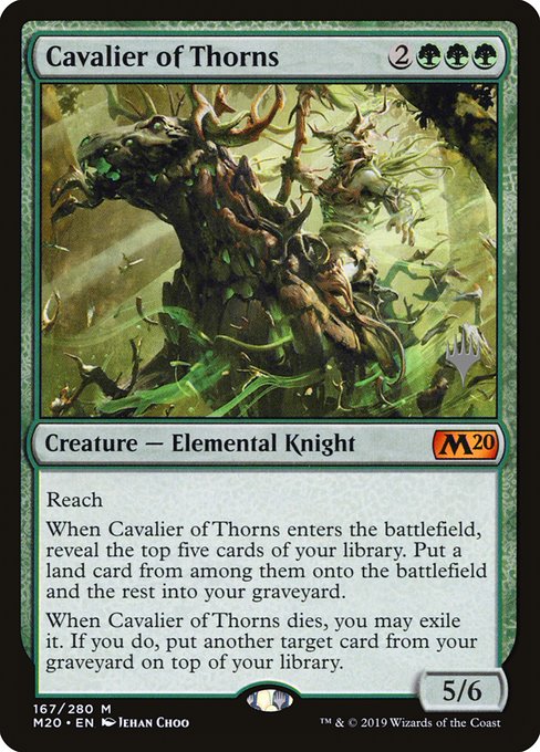 Cavalier of Thorns (167p) [Core Set 2020 Promos]