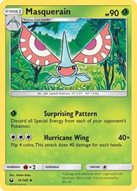 Masquerain (16/168) [SM Celestial Storm]