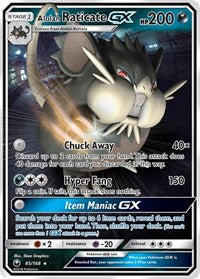 Alolan Raticate GX (85/168) [SM Celestial Storm]
