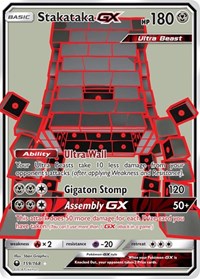 Stakataka GX (Full Art) (159/168) [SM Celestial Storm]