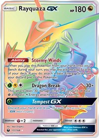 Rayquaza GX (Secret) (177/168) [SM Celestial Storm]