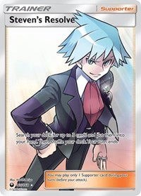 Steven's Resolve (Full Art) (165/168) [SM Celestial Storm]
