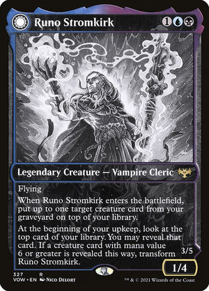 Runo Stromkirk // Krothuss, Lord of the Deep (327) [Innistrad: Crimson Vow] [Showcase]