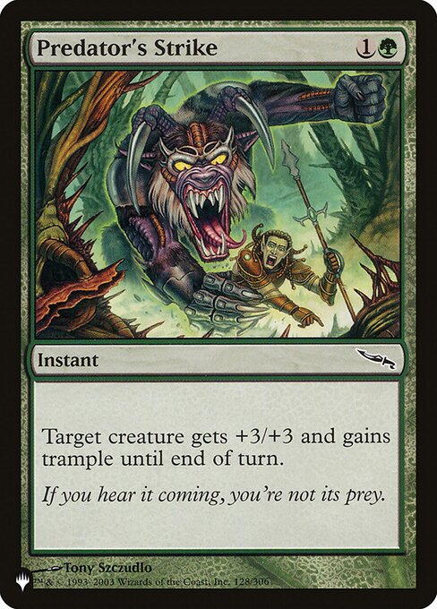 Predator's Strike (MRD-128) [The List]