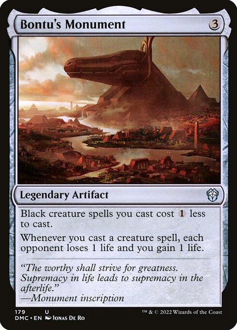 Bontu's Monument (179) [Dominaria United Commander]