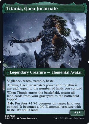 Titania, Gaea Incarnate (256bs) [The Brothers' War Promos]