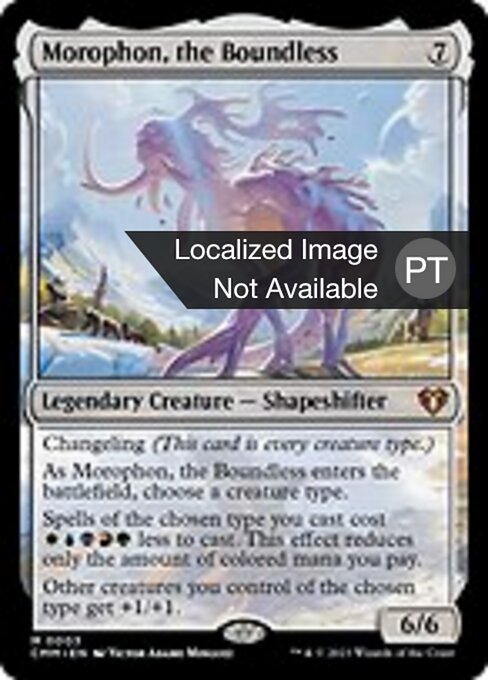 Morophon, the Boundless (3) [Commander Masters]