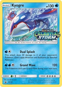 Kyogre - SM129 (Prerelease) (SM129) [SM Promos]