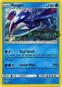 Kyogre - SM129 (Prerelease) [Staff] (SM129) [SM Promos]
