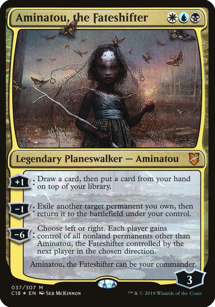 Aminatou, the Fateshifter (Commander 2018) (37) [Oversize Cards]
