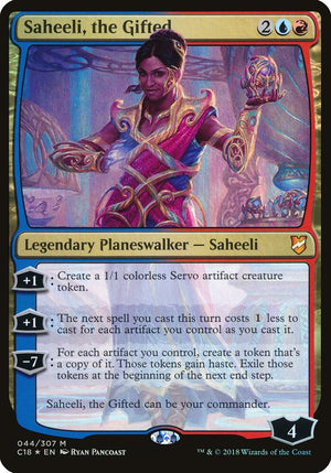 Saheeli, the Gifted (Commander 2018) (44) [Oversize Cards]
