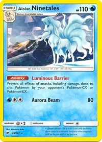 Alolan Ninetales - 28/147 (Cracked Ice Holo) (028/147) [Deck Exclusives]