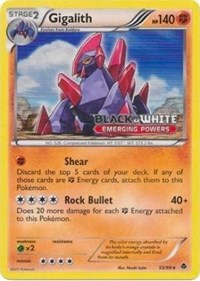 Gigalith - 53/98 (Prerelease) (53/98) [Black and White Promos]