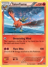 Talonflame - 28/146 (Cosmos Holo) (028/146) [Blister Exclusives]