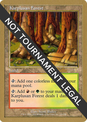 Karplusan Forest - 2002 Brian Kibler (7ED) [World Championship Decks]