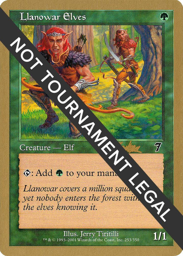 Llanowar Elves - 2002 Brian Kibler (7ED) [World Championship Decks]