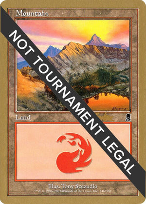 Mountain (346) - 2002 Brian Kibler (ODY) [World Championship Decks]