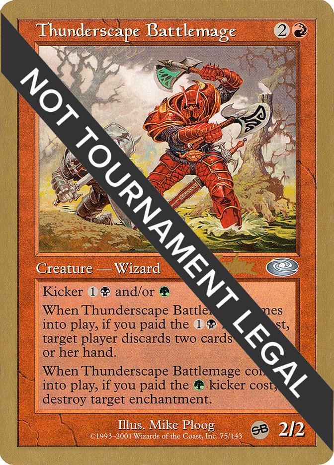 Thunderscape Battlemage - 2002 Brian Kibler (PLS) (SB) [World Championship Decks]