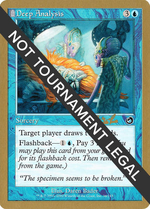 Deep Analysis - 2002 Carlos Romao (TOR) [World Championship Decks]