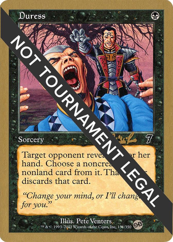 Duress - 2002 Carlos Romao (7ED) (SB) [World Championship Decks]