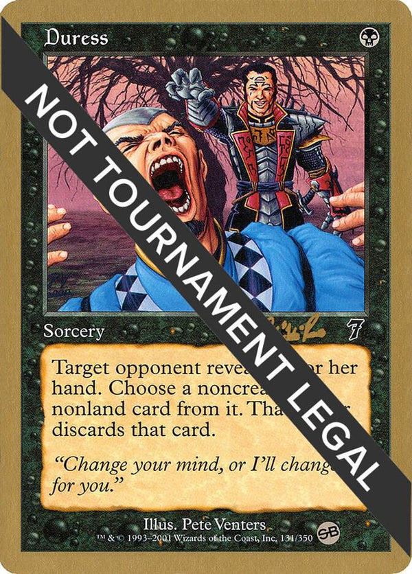 Duress - 2002 Carlos Romao (7ED) (SB) [World Championship Decks]