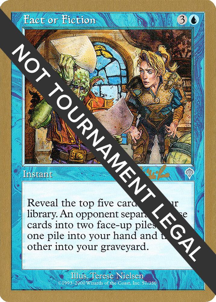 Fact or Fiction - 2002 Carlos Romao (INV) [World Championship Decks]