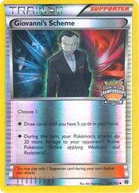 Giovanni's Scheme - 138/162 (Regional Championships) (138/162) [League and Championship Cards]