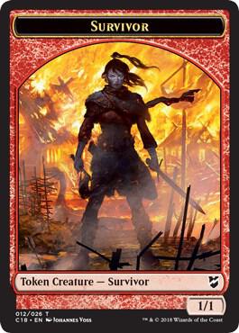 Survivor // Myr (023) Double-Sided Token (12 // 23) [Commander 2018]